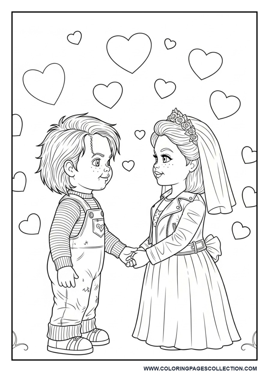 Chucky and Tiffany in Love Theme