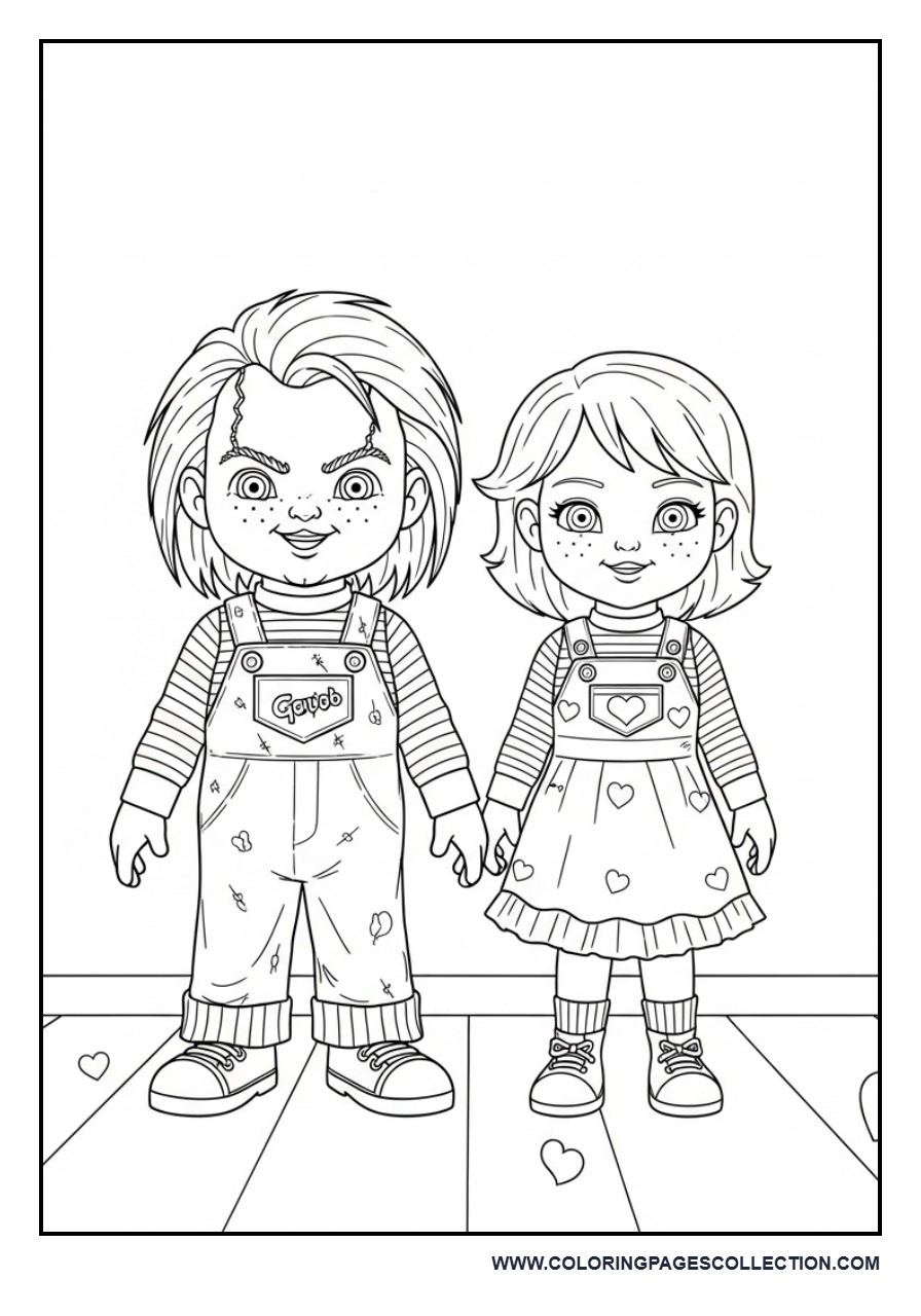 Chucky and Tiffany Standing Together