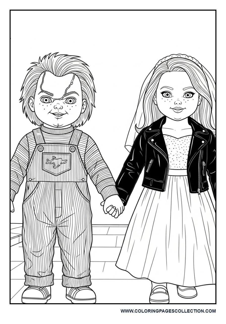 Chucky and Tiffany Walking Together