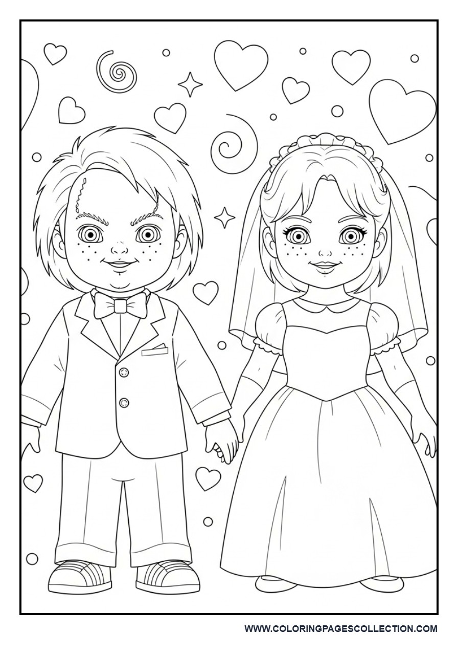 Chucky and Tiffany Wedding Theme