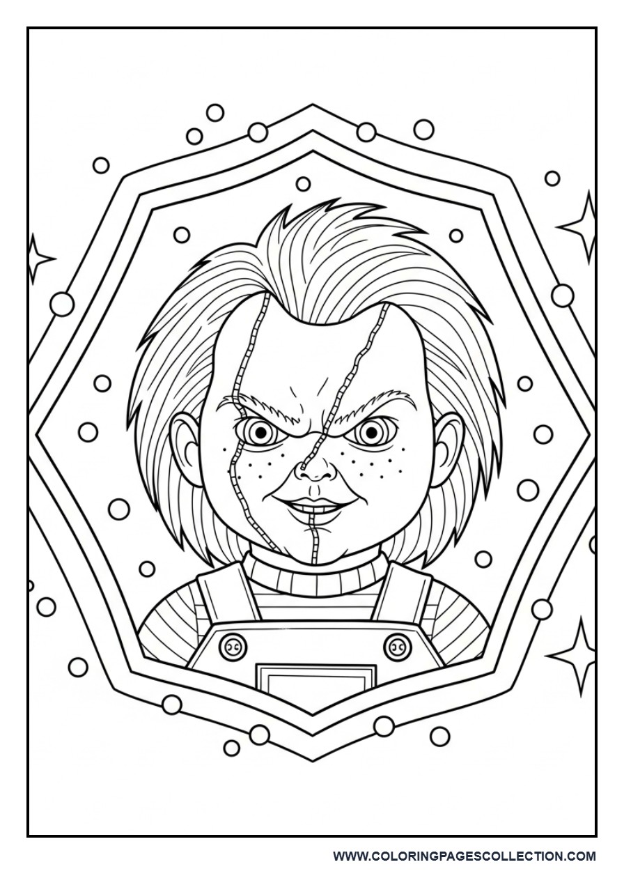 Chucky Badge / Sticker Style