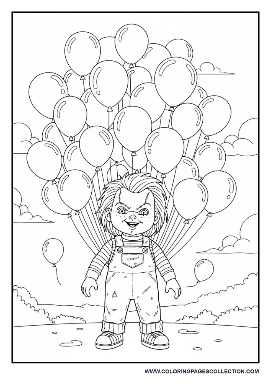Chucky Balloon Festival Scene