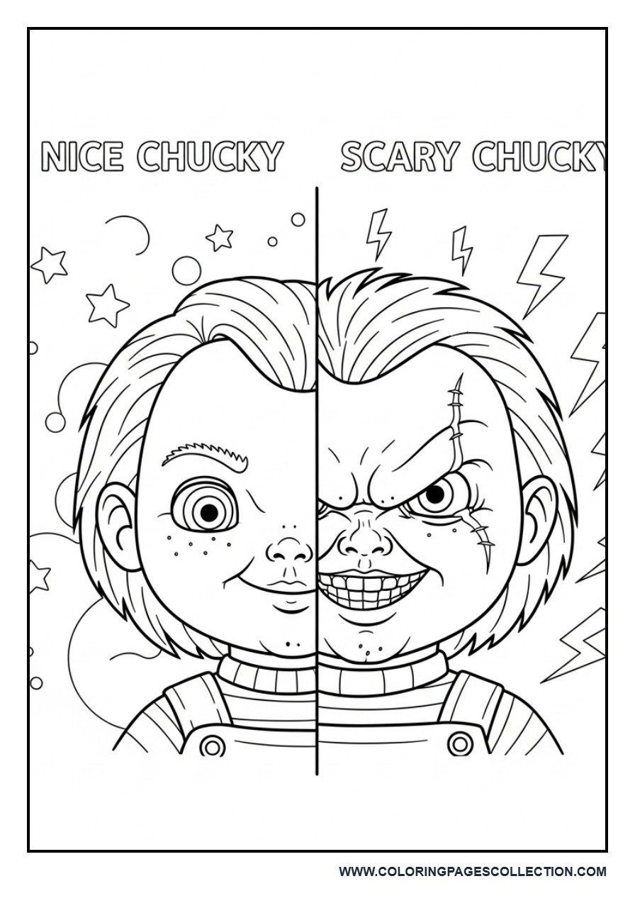 Chucky Before & After Style
