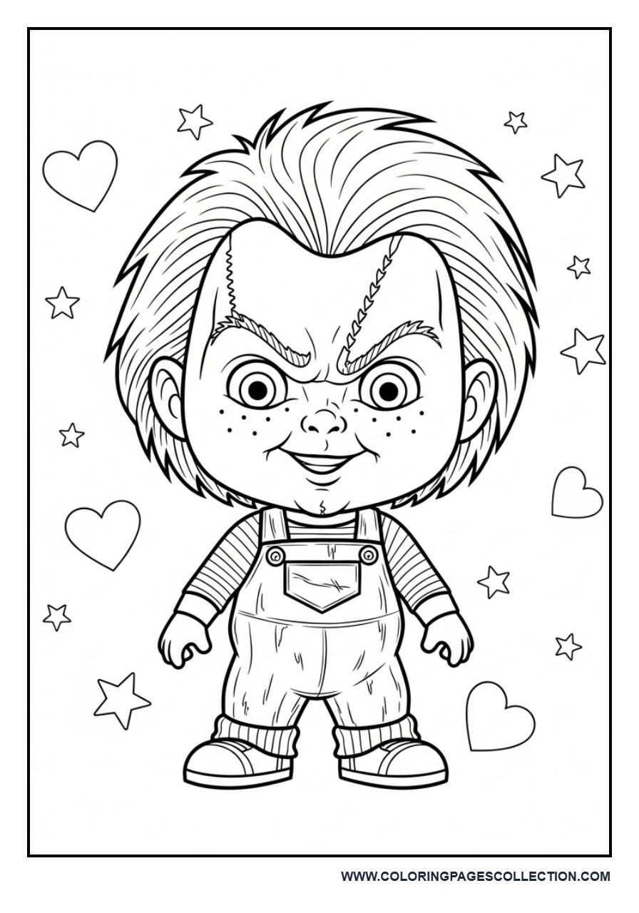 Chucky Big Head Cute Style