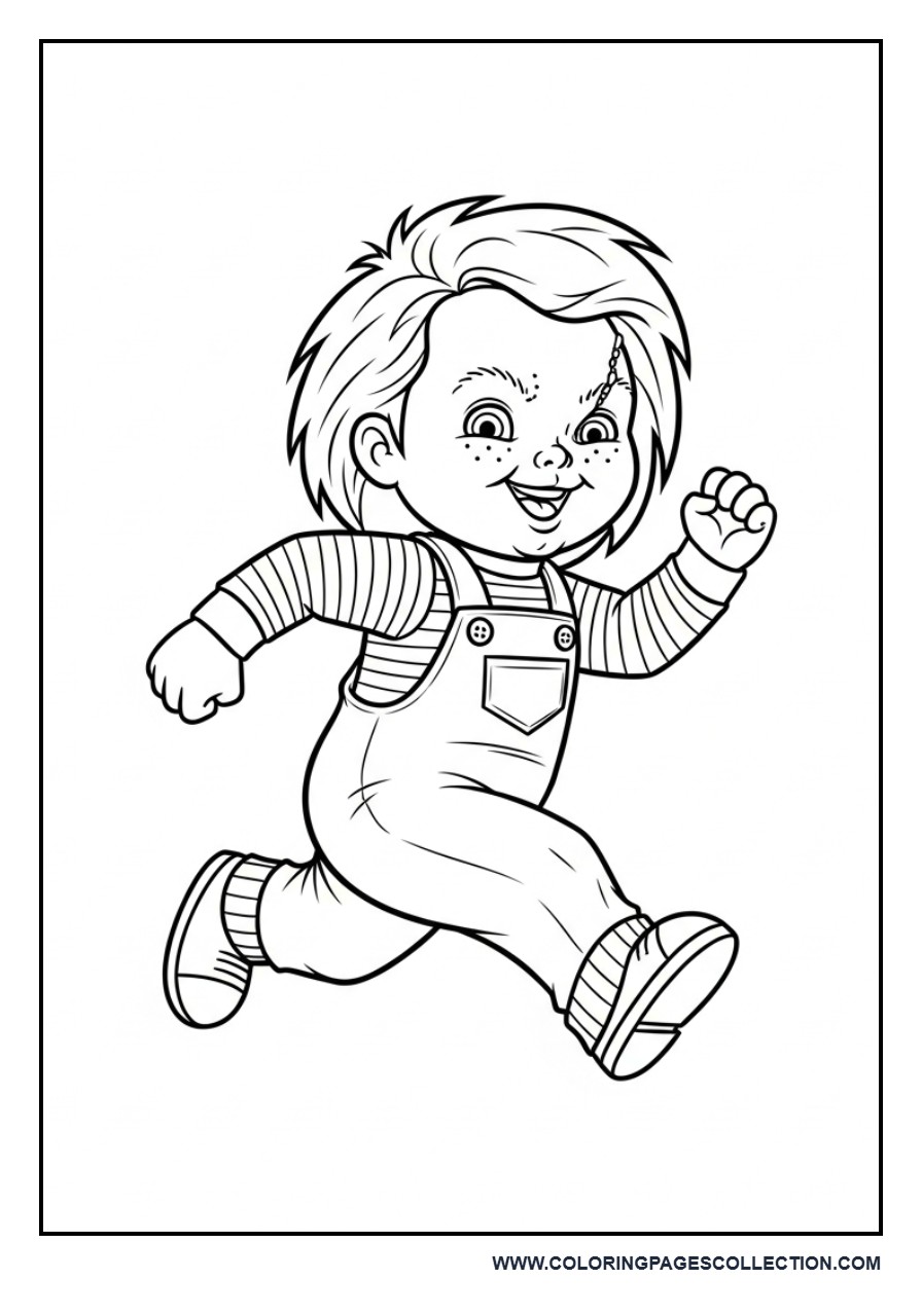 Chucky Cartoon Running (Playful)