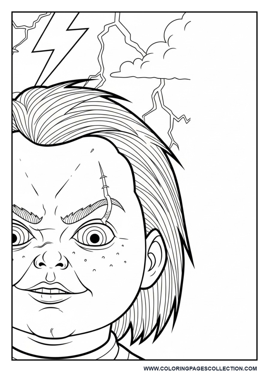 Chucky Close-Up Scary Face