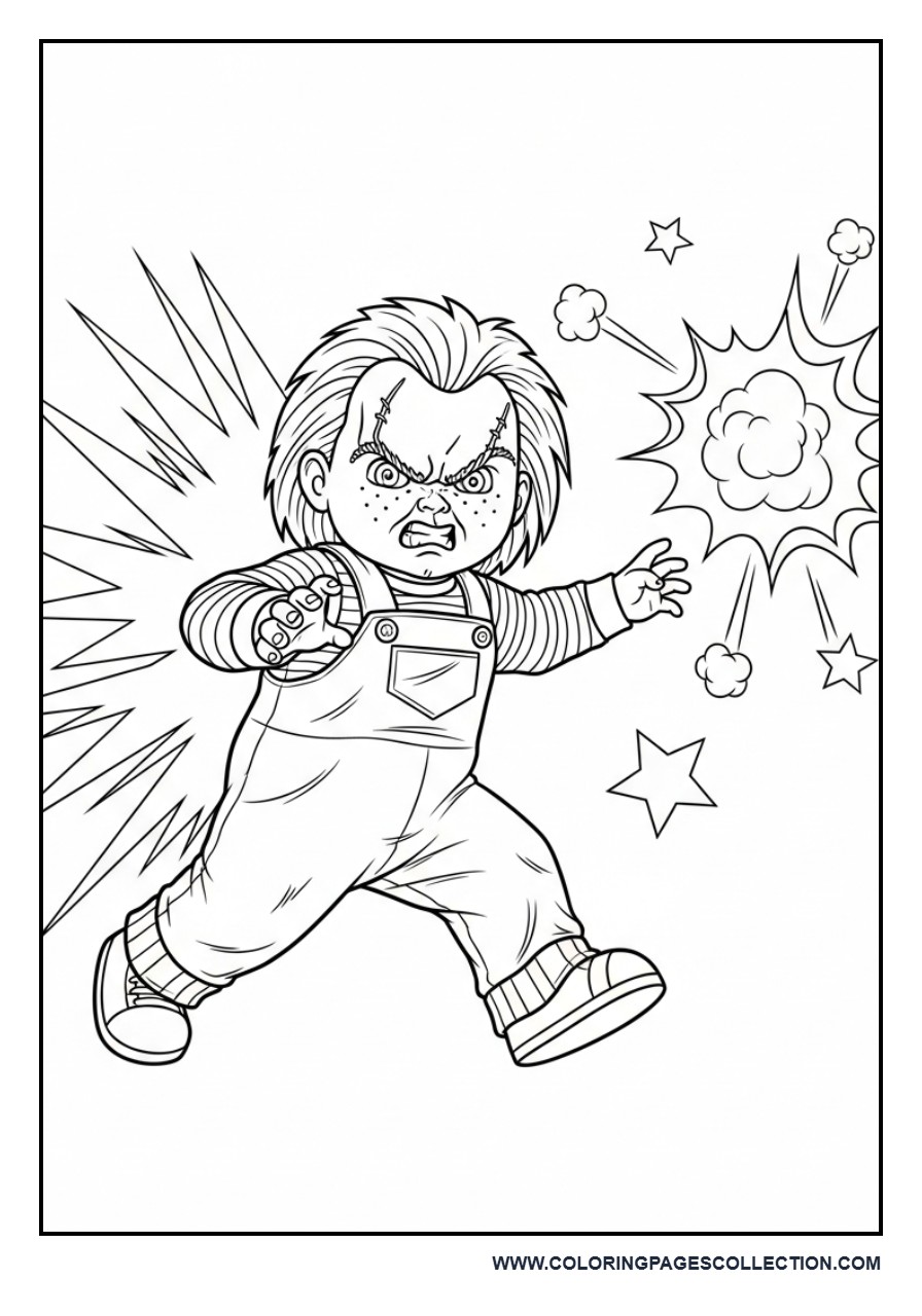 Chucky Comic Action Burst