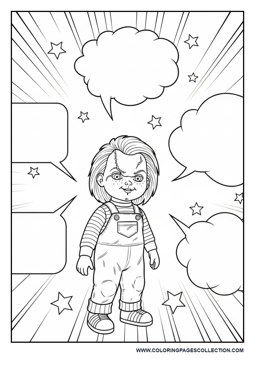Chucky Comic Speech Bubble Fun
