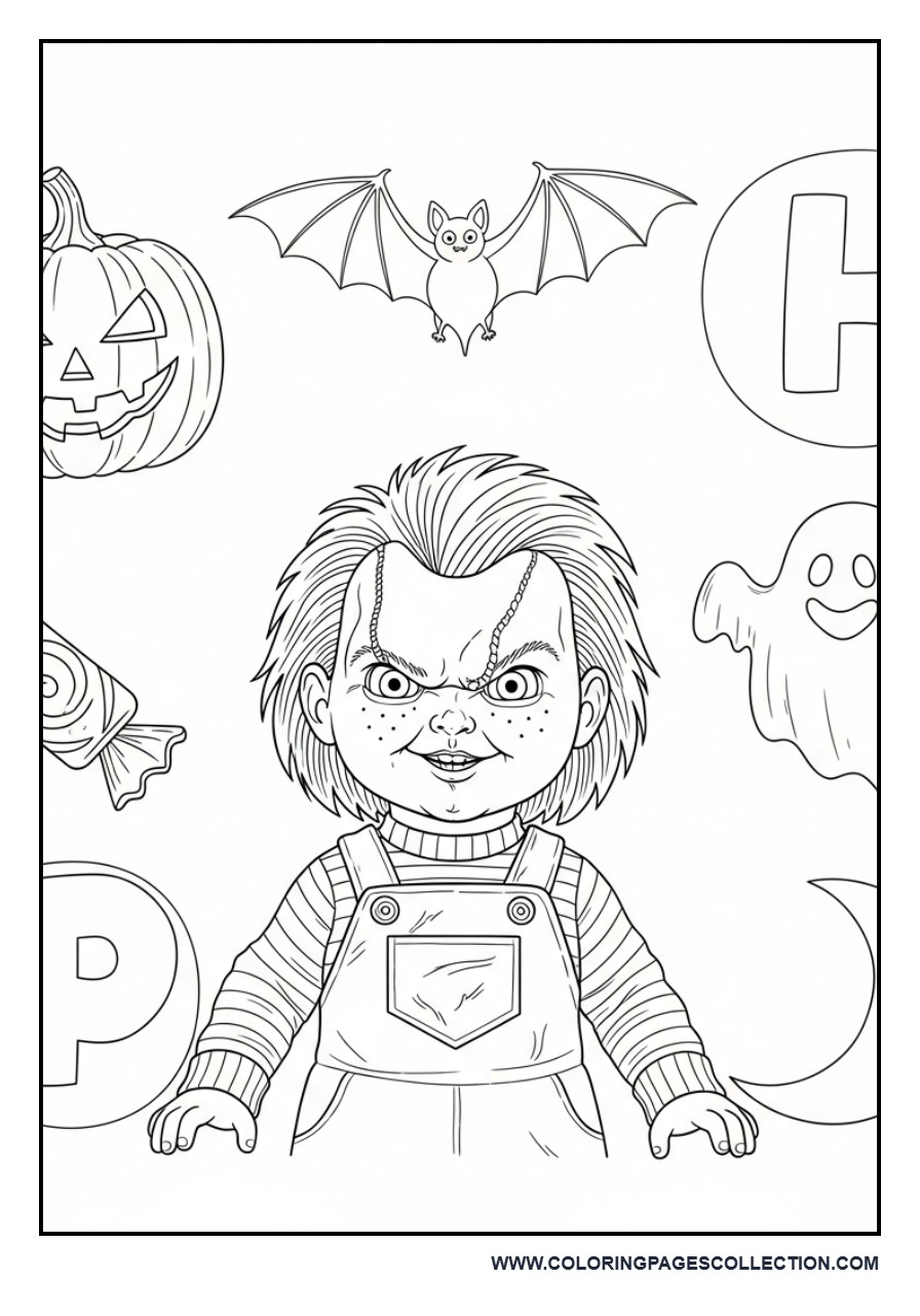 Chucky Halloween Icon Mix Page