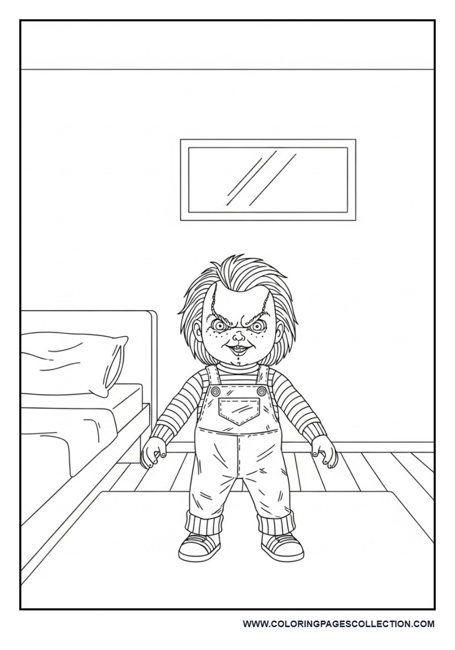 Chucky in Bedroom Scene
