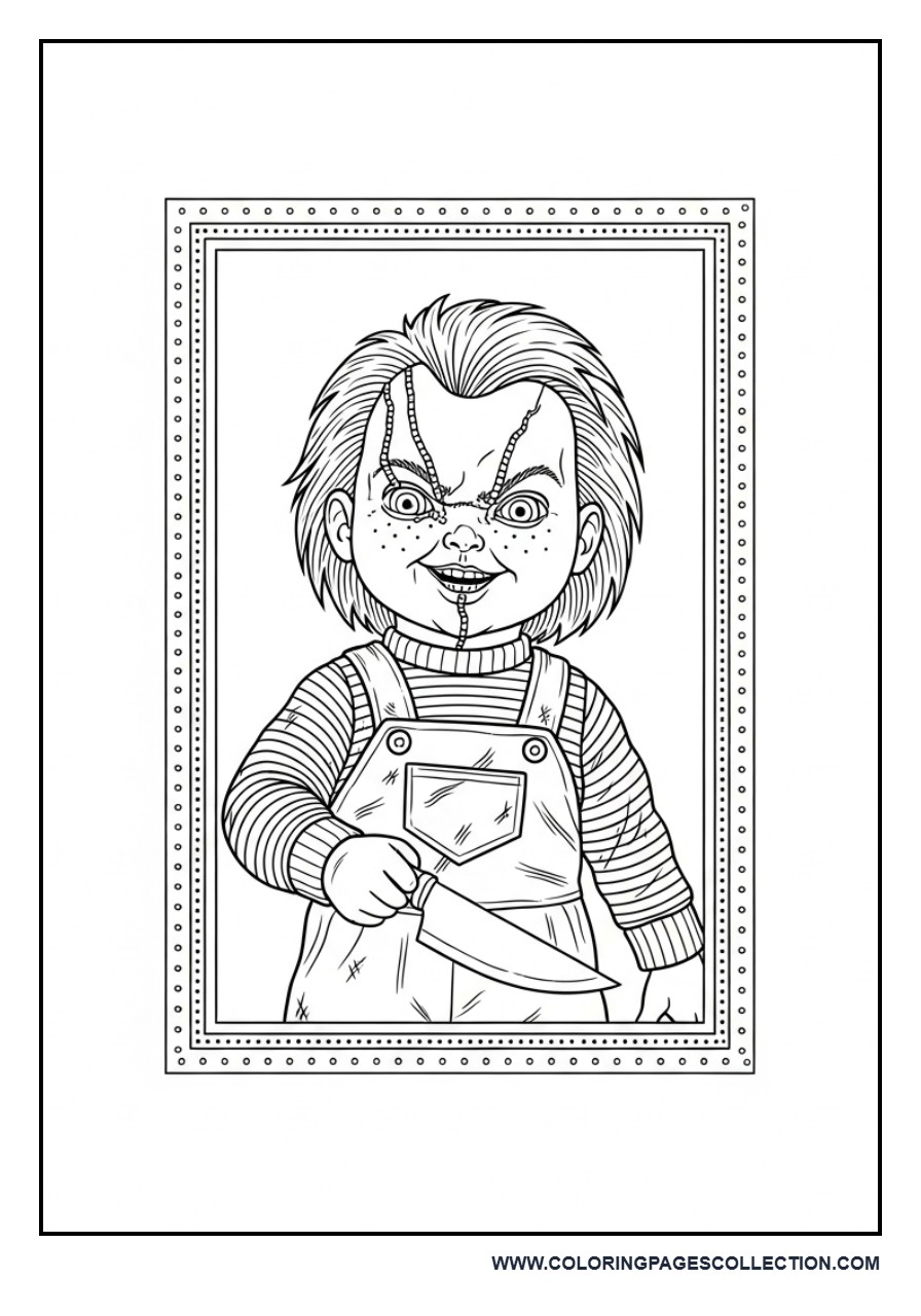 Chucky in Frame Border Design