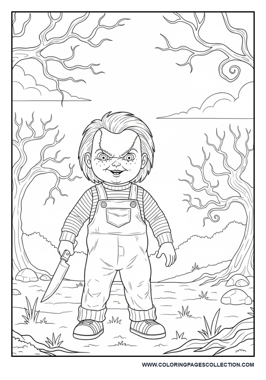 Chucky in Haunted Forest