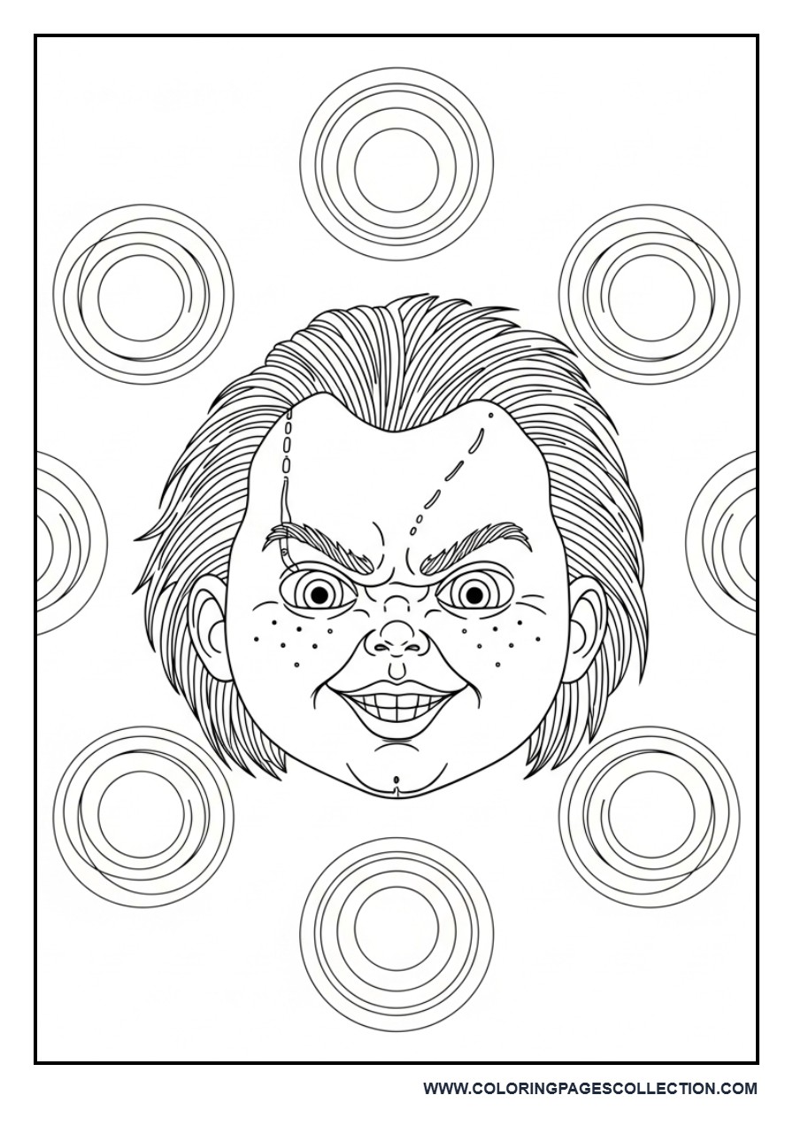 Chucky Mandala Style
