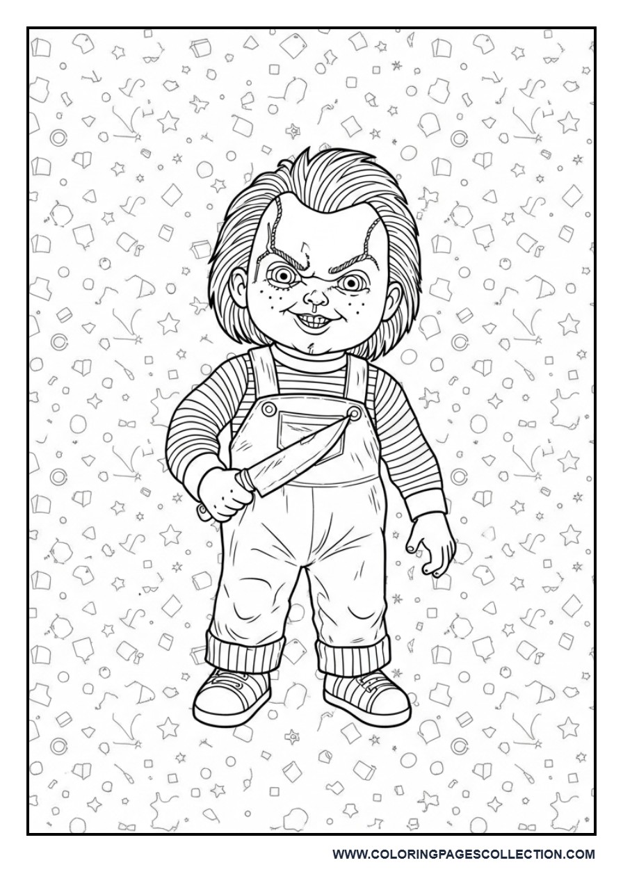 Chucky Pattern Background Full Page