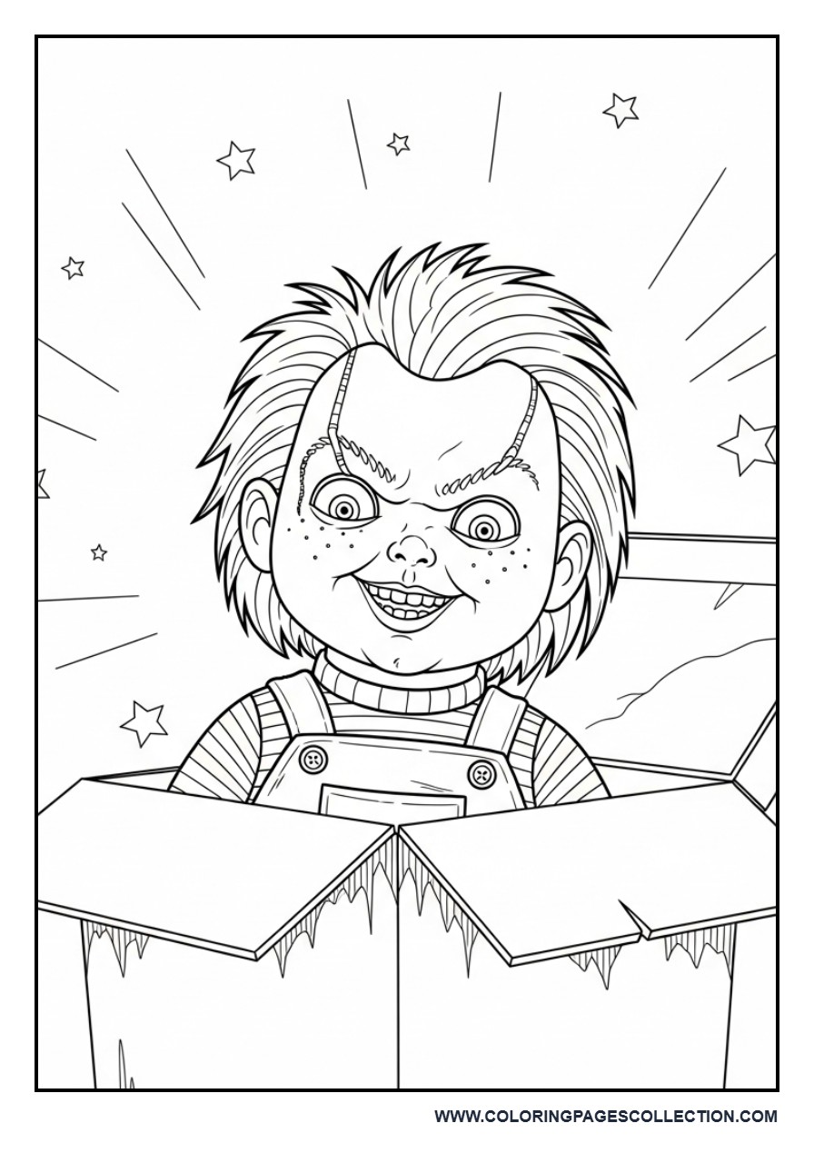 Chucky Popping Out of Box