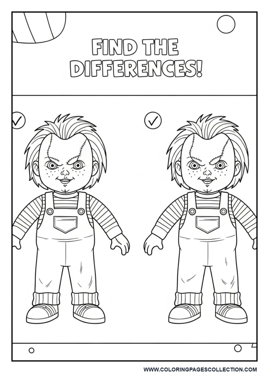 Chucky Spot the Difference Style