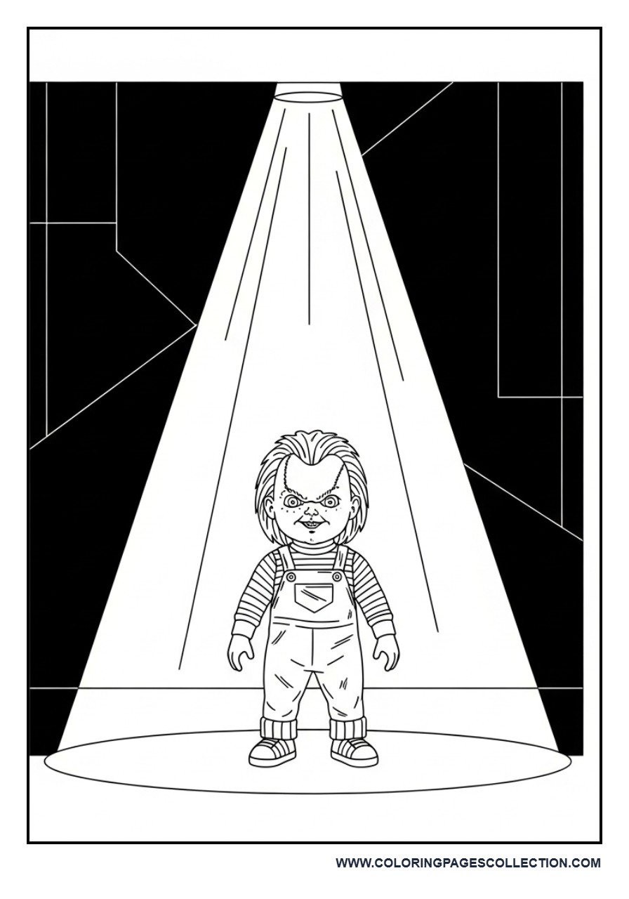 Chucky Spotlight Scene