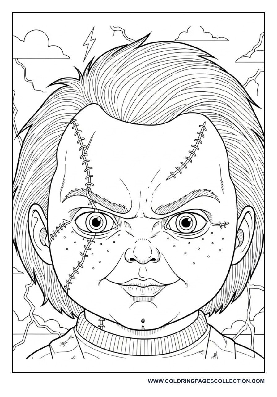 Detailed Chucky Portrait