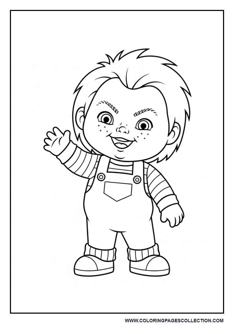 Happy Chucky Waving