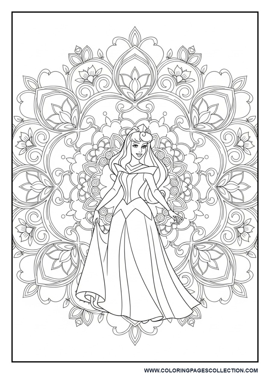 Aurora Floral Mandala