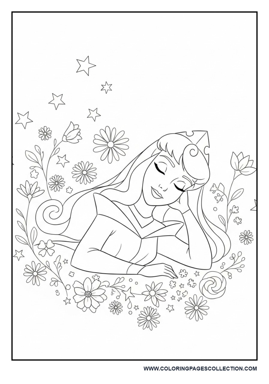 Aurora Sleeping Scene