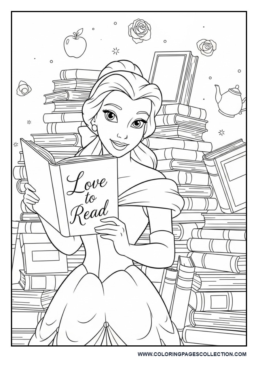 Belle Reading Quote Page