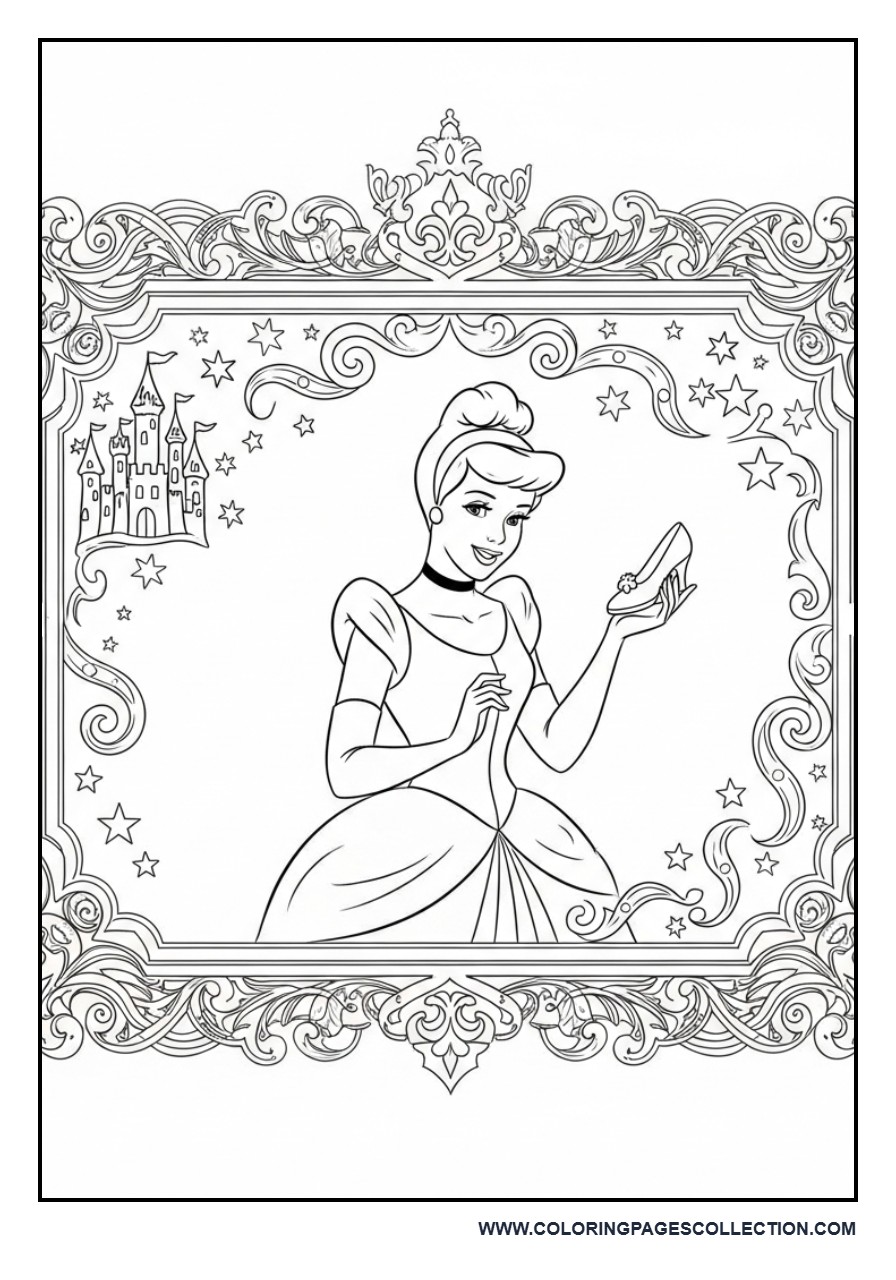 Cinderella Elegant Frame Design