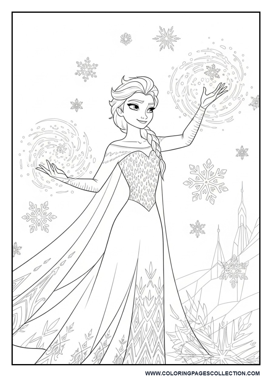 Elsa Ice Magic Scene