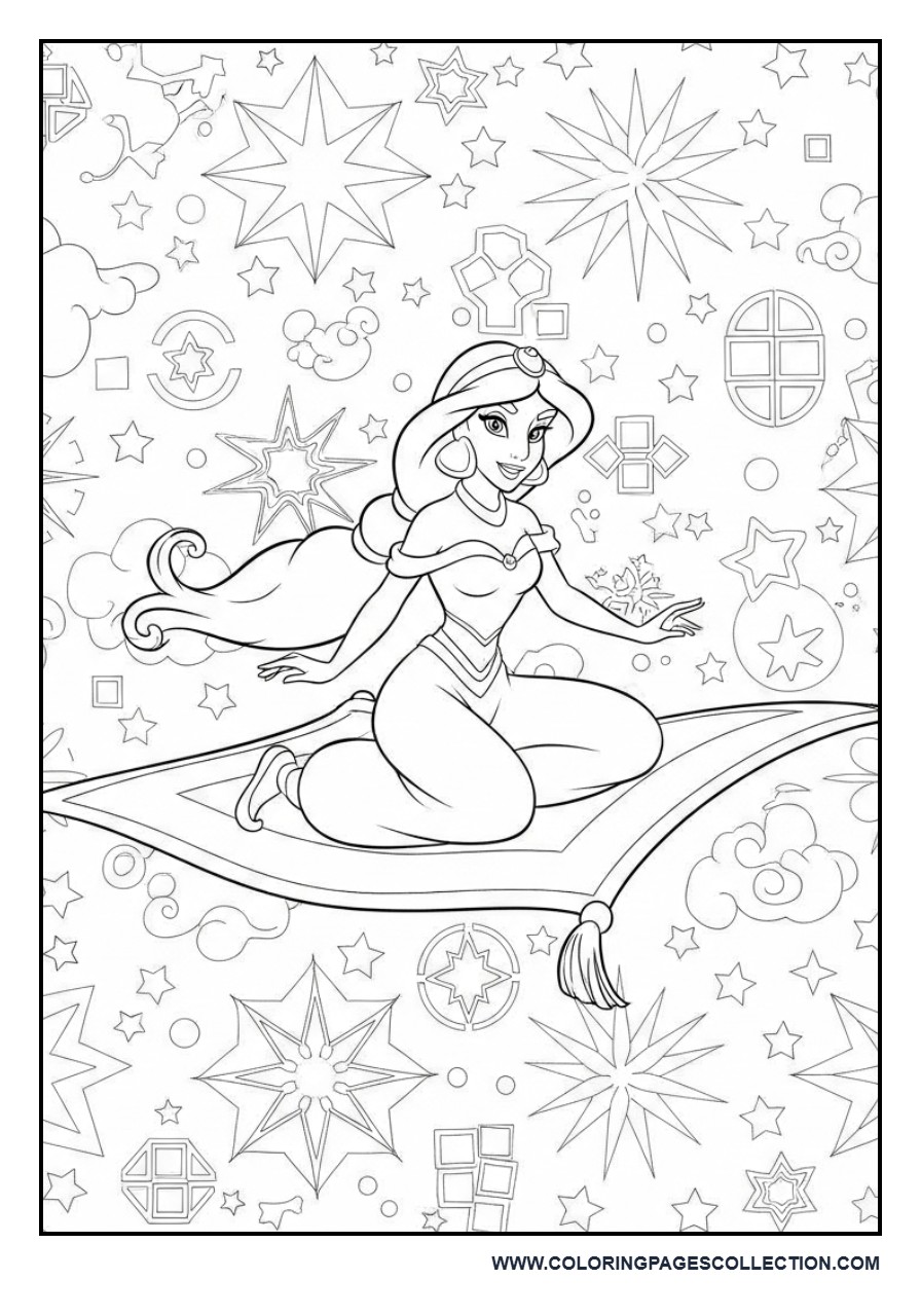 Jasmine Magic Pattern Scene