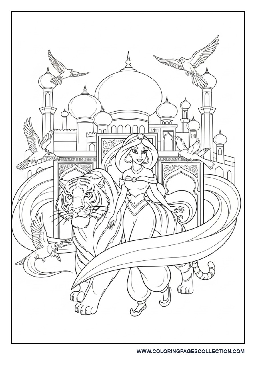 Jasmine with Exotic Animals