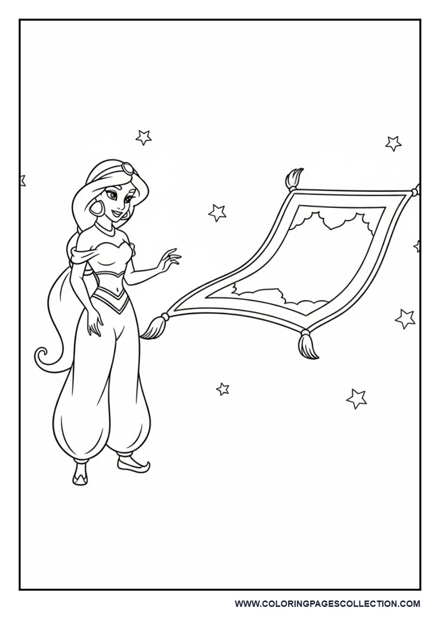 Jasmine with Magic Carpet