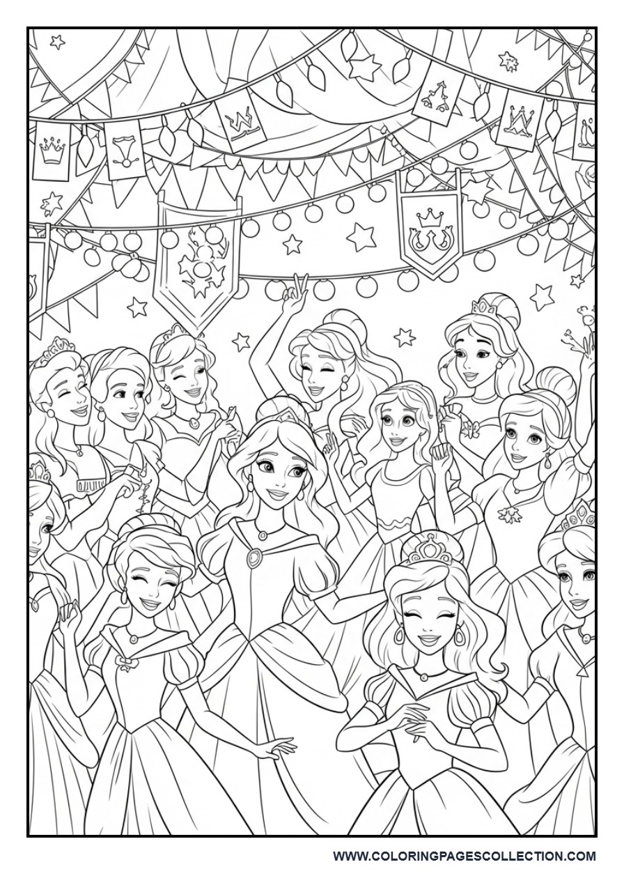 Princess Festival Celebration Group