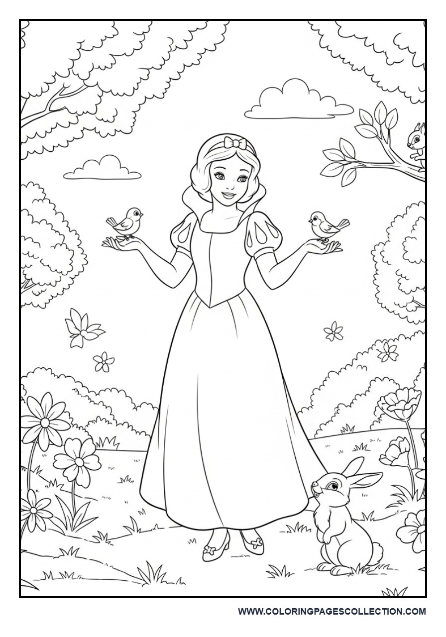 Snow White Forest Friends