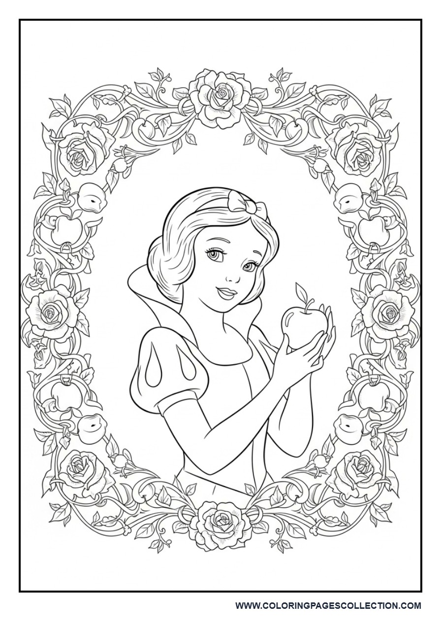 Snow White Vintage Style Page