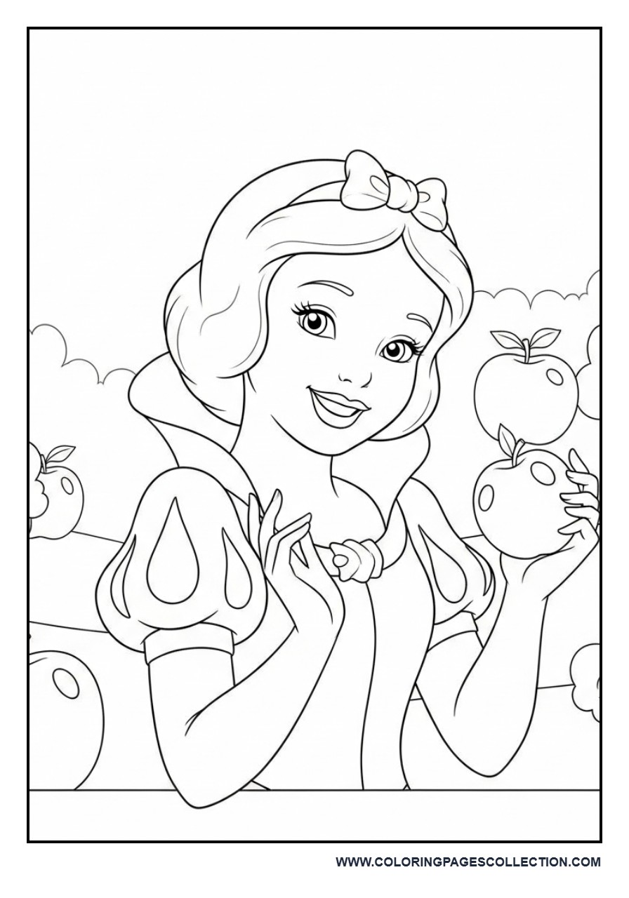 Snow White with Apples