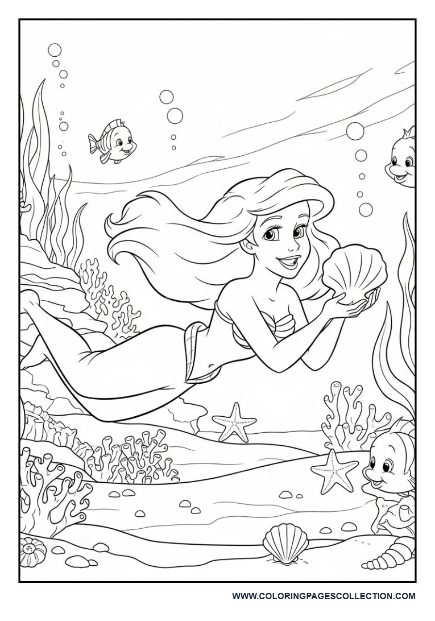 Ariel Under the Sea