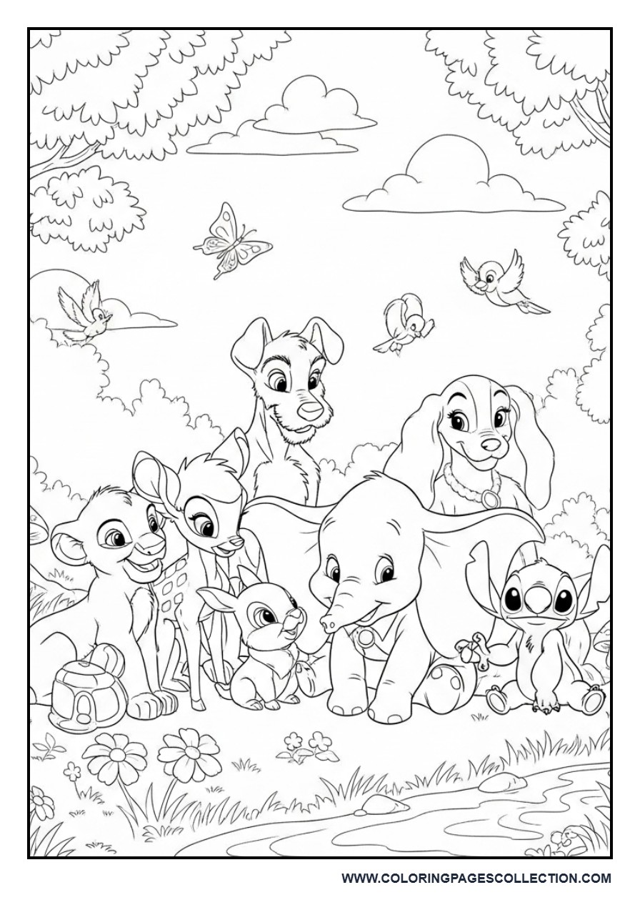 Disney Animal Friends Together