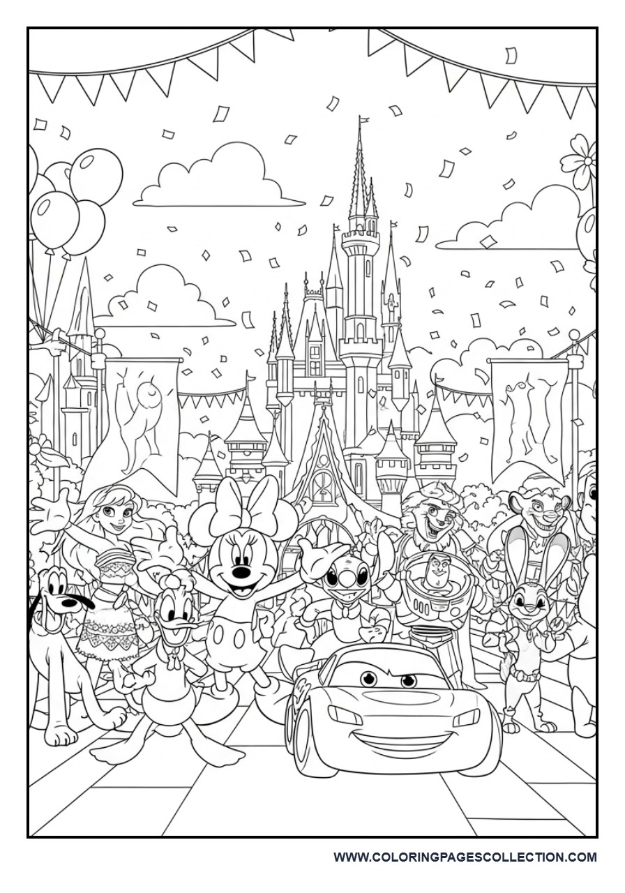 Disney Friends Celebration Parade