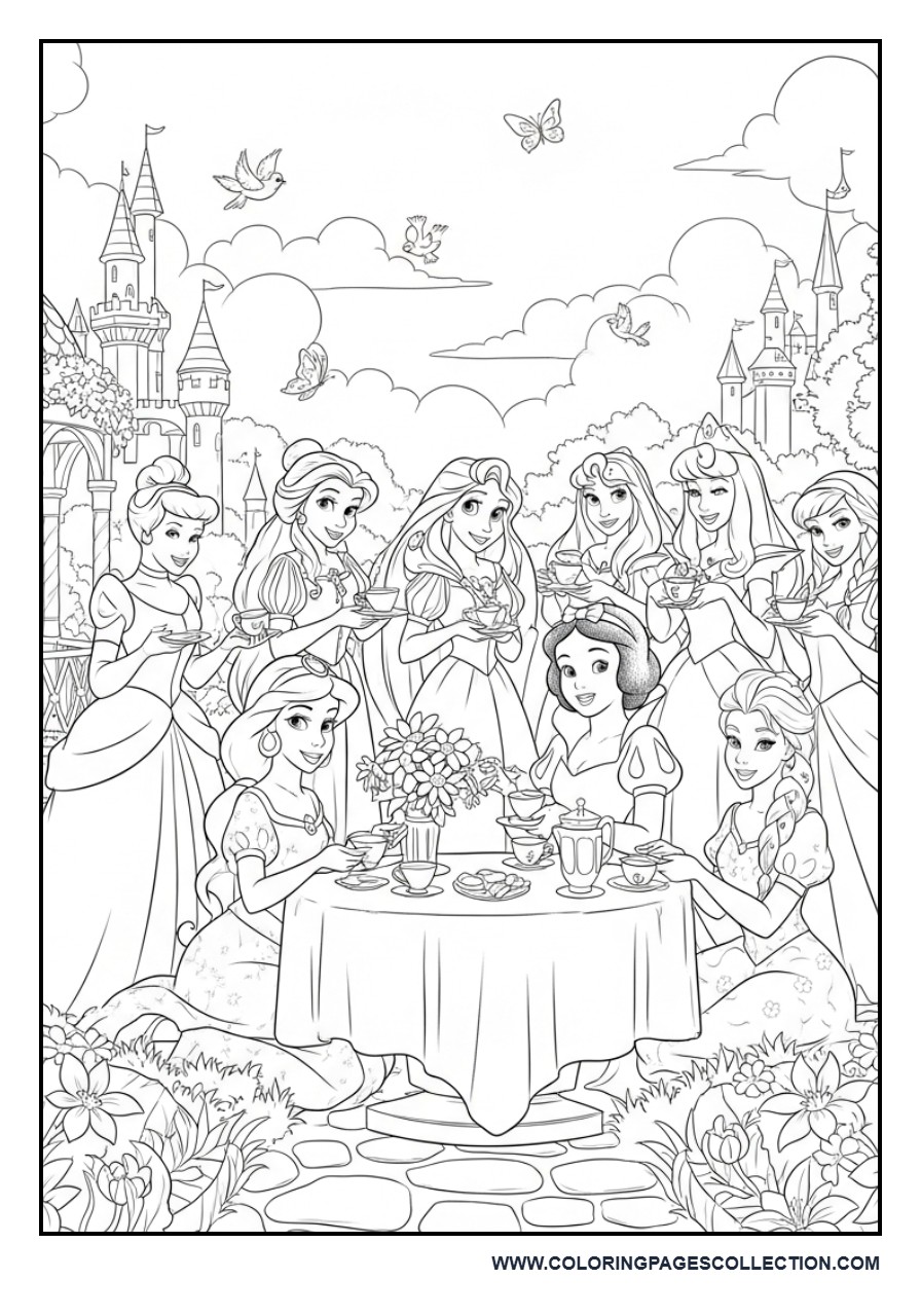 Disney Princess Garden Party