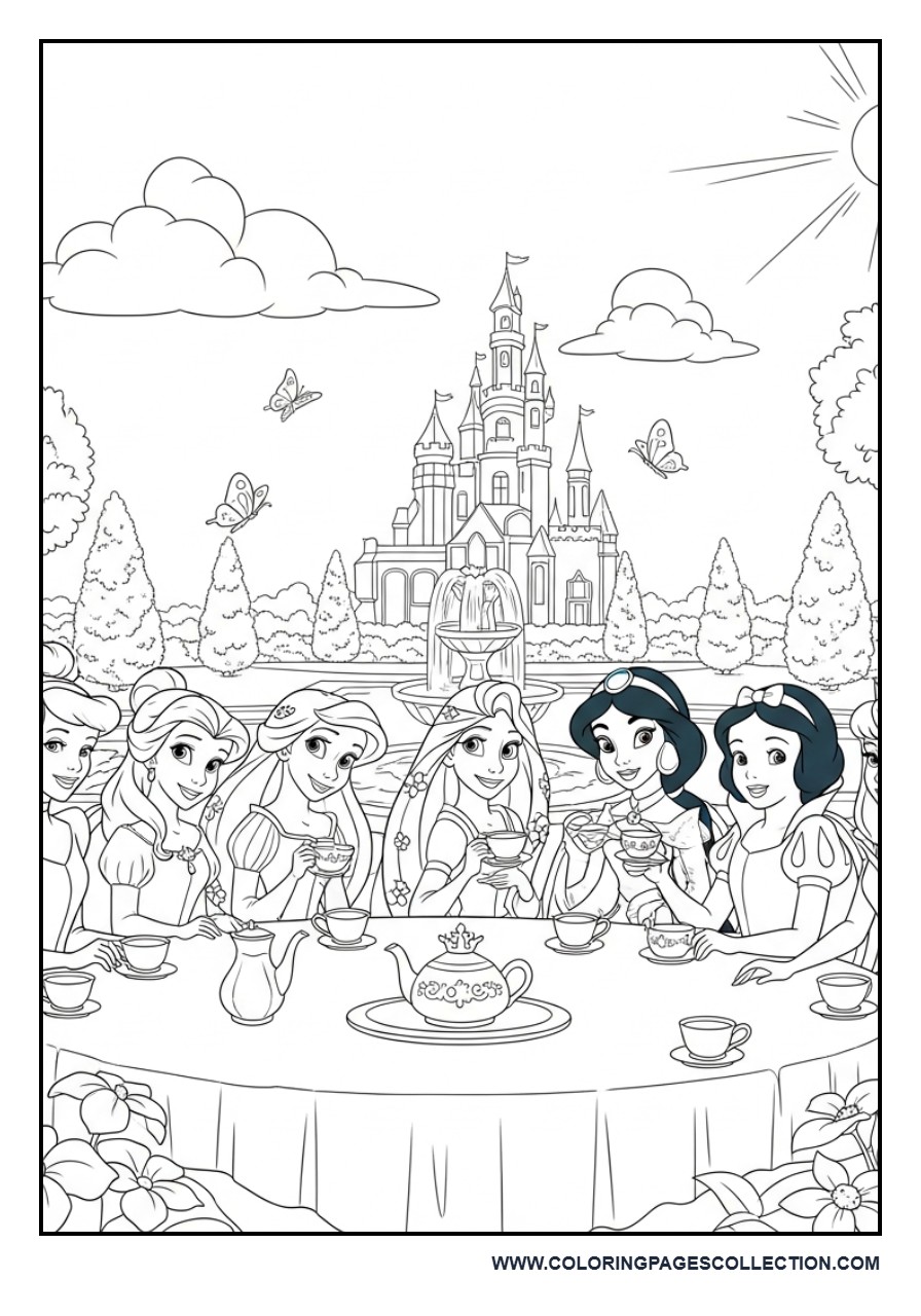 Disney Princess Tea Party
