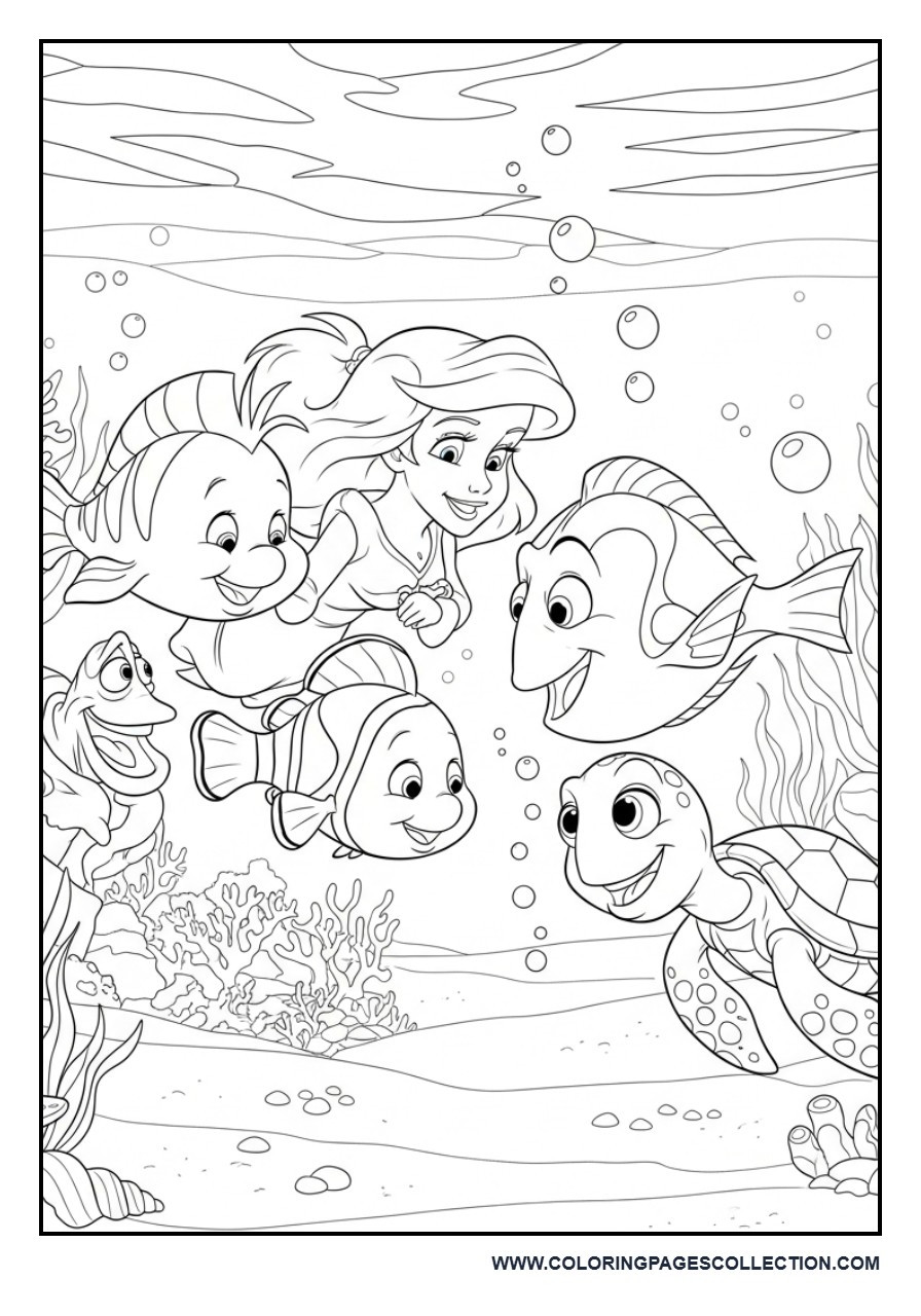 Disney Underwater Friends