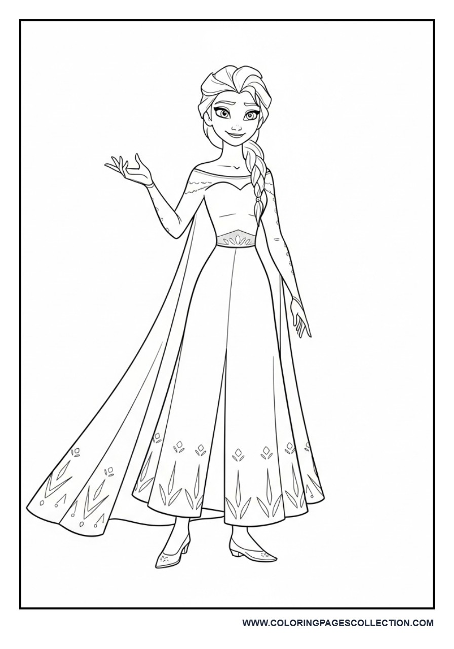 Elsa Standing Gracefully
