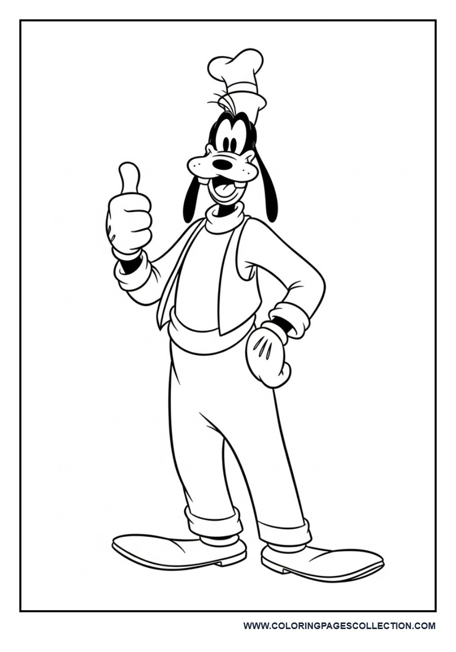 Goofy Giving a Thumbs Up