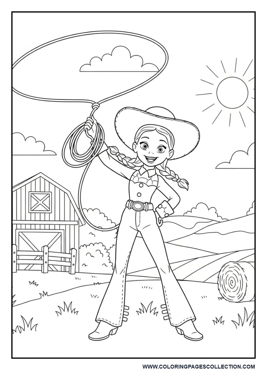 Jessie Using Her Lasso