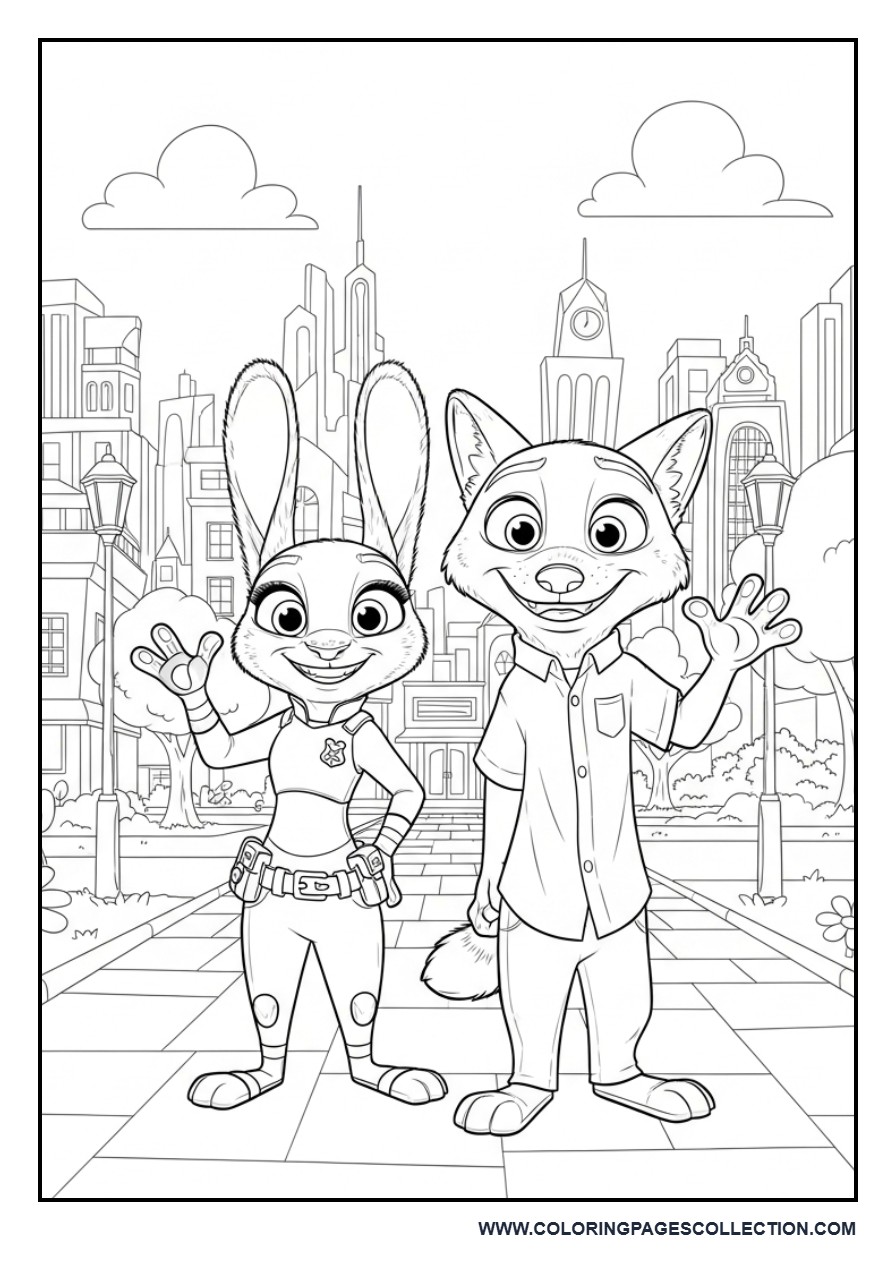 Judy Hopps and Nick Wilde Together