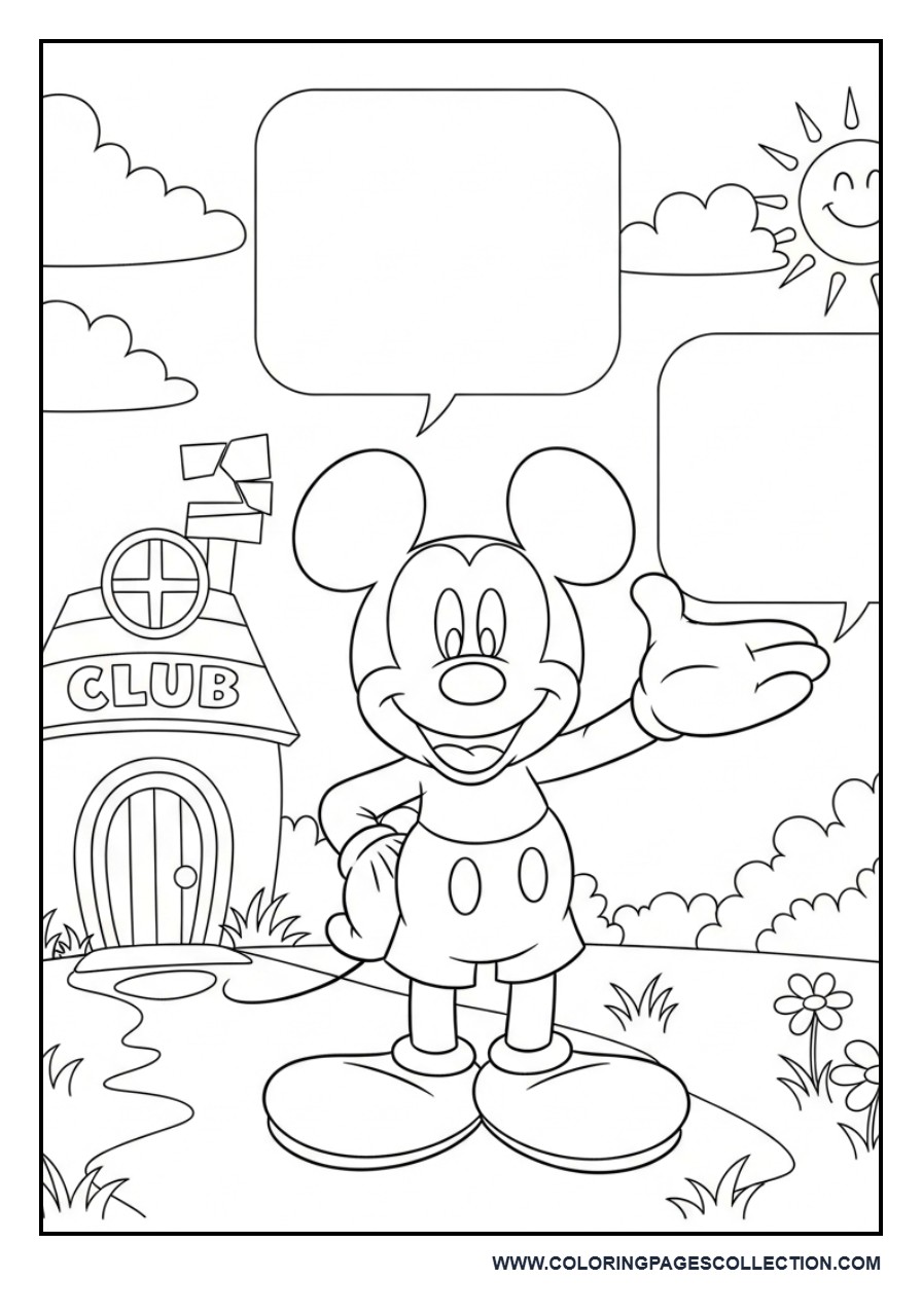 Mickey Mouse at His Clubhouse