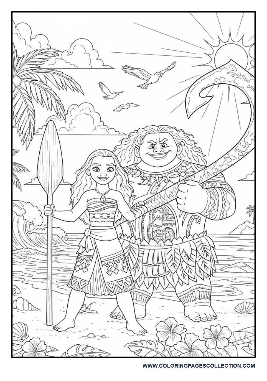 Moana and Maui Ocean Adventure