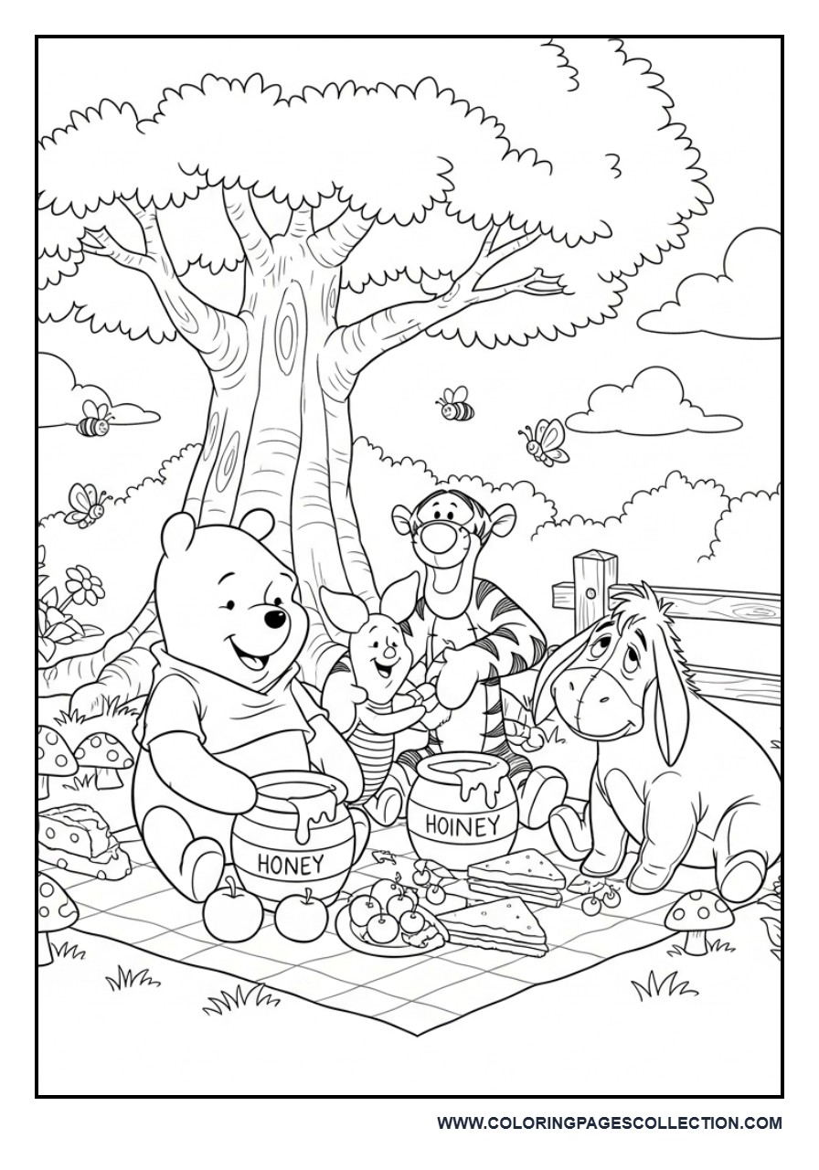 Winnie the Pooh Honey Picnic