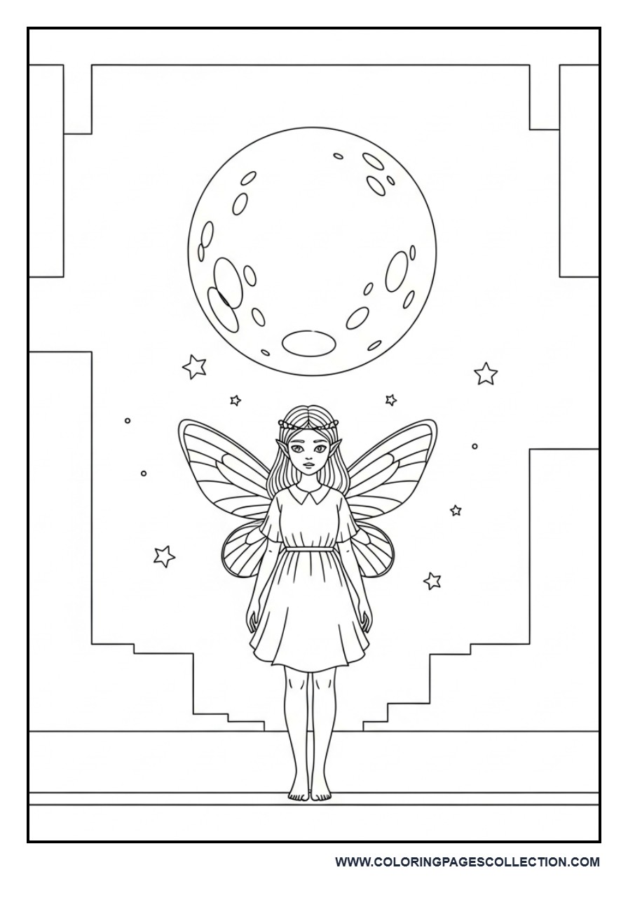 Dark Moon Fairy Scene