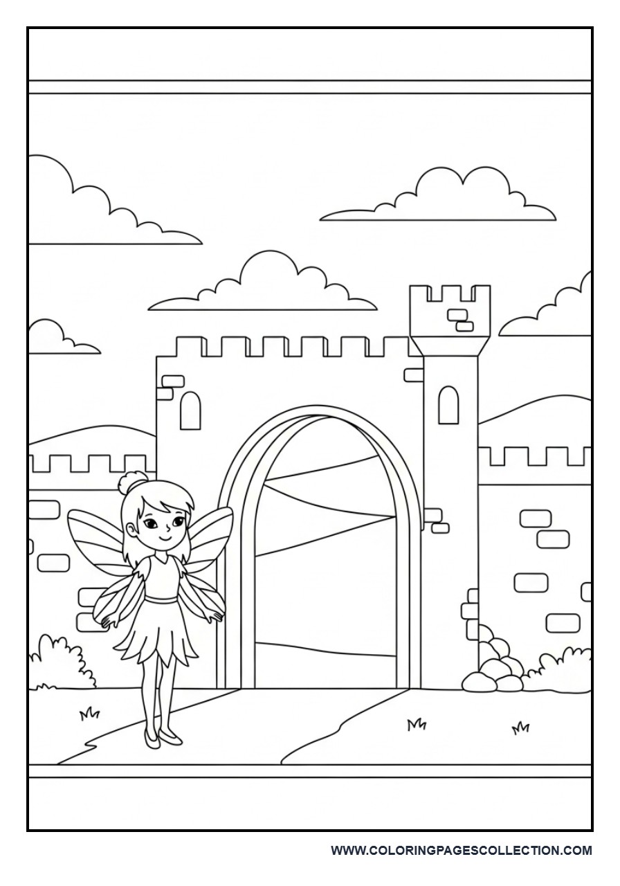 Fairy at Castle Gate
